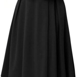 Womens Cocktail Dress 3/4 Sleeve Elegant Church Dresses for Women Midi Work Crew